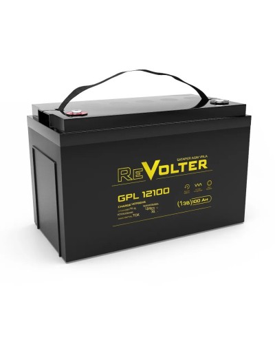 Revolter GPL 12100. Аккумулятор автомобильный герметичный свинцово-кислотный. Revolter в Пскове
