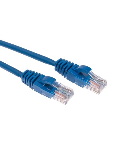 Патч-корд U/UTP, CAT 5e, RJ45-RJ45, 26AWG, LSZH, синий, 0,5м  REXANT (02-0104-05). Патч-корд UTP. Rexant в Пскове