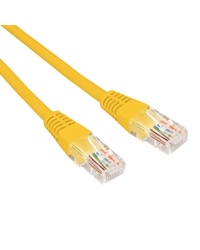Патч-корд U/UTP CAT 6, RJ45-RJ45, 26AWG, LSZH, желтый, 0.5м REXANT (02-0295-05). Патч-корд UTP. Rexant в Пскове