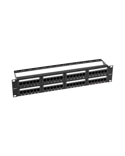 Панель коммутационная с кабельными органайзерами 19", 2U, 48 портов, UTP, RJ-45, CAT 5e REXANT PRO (02-0032): Патч-панель 19" в Пскове