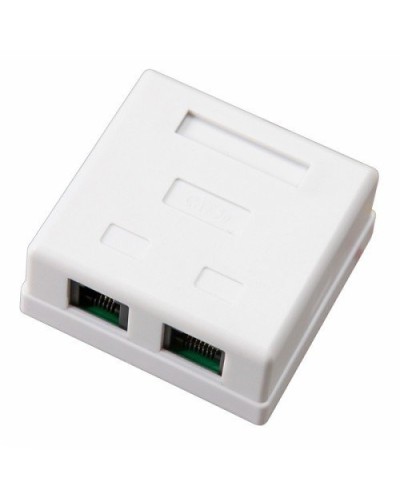 Розетка компьютерная внешняя 2-порта, UTP RJ-45 (8P8C), CAT 5e REXANT (03-0151): Розетка RJ-45 в Пскове
