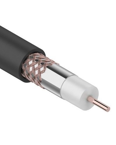 RG-6U+Cu, 75 Ом, Cu/Al/Cu, 64%, 305 м OUTDOOR REXANT (01-2232). Кабель коаксиальный радиочастотный. Rexant в Пскове