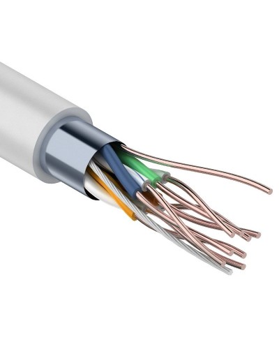 F/UTP, CAT 6, ZH нг(А)-HF, 4PR, 23AWG, INDOOR, SOLID, серый, 305м, REXANT (01-0167). Кабель «витая пара» (LAN) для структурированных систем связи. Rexant в Пскове