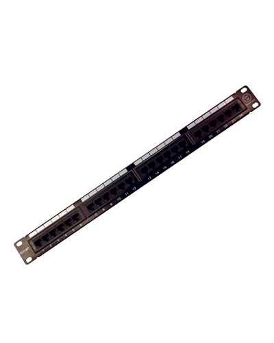 Коммутационная панель, 19", 1U, 24 порта RJ-45, категория 5e, UTP неэкранированная, черная Rexant (04-0021): Патч-панель 19" в Пскове