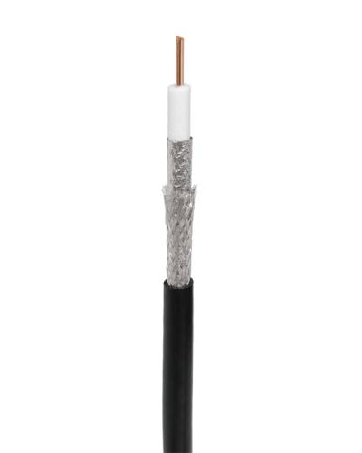 RG-11U, 75 Ом, CCS/Al/Al, 83%, 305 м, черный OUTDOOR (01-3011). Кабель коаксиальный радиочастотный. Rexant в Пскове