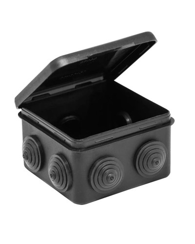 Коробка TYCO ОП 80х80х50мм откидная крышка УХЛ1 IP54 черный (67040МЧ). Коробка распределительная. RuVinil в Пскове