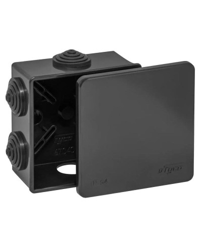 Коробка TYCO ОП 85х85х40мм УХЛ1 IP54 черный (67040Ч). Коробка распределительная. RuVinil в Пскове
