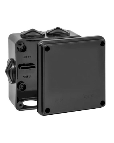 Коробка TYCO ОП 100х100х50мм УХЛ1 IP54 черный (67050Ч). Коробка распределительная. RuVinil в Пскове