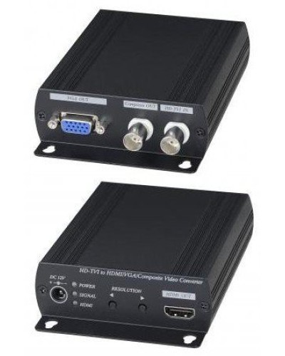AD001HD4. Преобразователь-разветвитель AHD/HDCVI/HDTVI в HDMI/VGA/CVBS. SC&T в Пскове