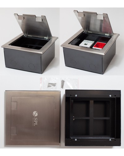 Люк на 4 поста (45х45), из нержавеющей стали, с коробкой, IP40 (300014). Люк. SPL в Пскове