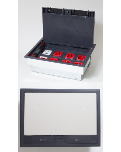 Люк на 8 постов (45х45), металл/пластик, с металлической коробкой, IP40 (300009). Люк. SPL в Пскове