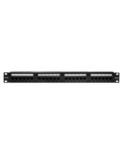 Патч-панель 19", 24хRJ-45, UTP, Cat.5e, 1U (10-0403): Патч-панель 19'' в Пскове