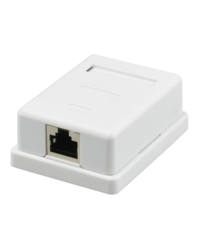 Розетка настенная RJ-45, 8P8C, Cat.5e, 1 порт FTP (10-0354). Компьютерная розетка. SUPRLAN в Пскове