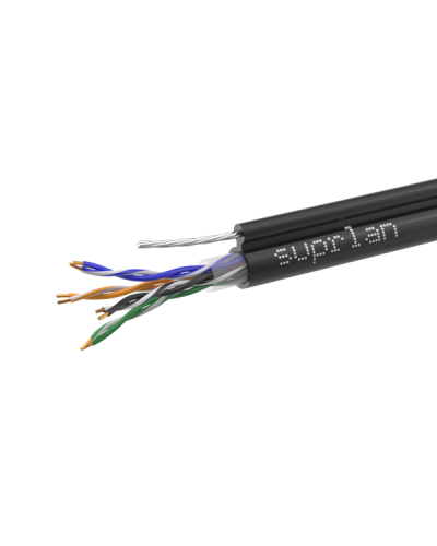 UTP Cat.5e 4x2xAWG24 Cu PE Outdoor T-FG8 (трос) Standard (01-0322-1). Кабель «витая пара» (LAN) для структурированных систем связи. SUPRLAN в Пскове