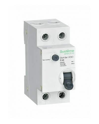 City9 Set 1P+N С 40А 4.5kA 30мА A 230В (C9D55640). Автоматический выключатель дифференциального тока. Systeme Electric в Пскове