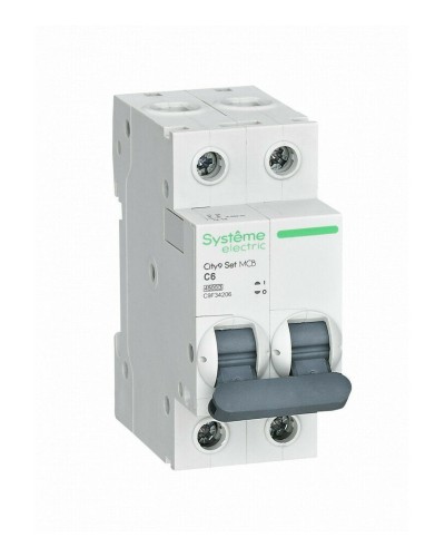 City9 Set 2P 6А 4.5kA С (C9F34206). Автоматический выключатель. Systeme Electric в Пскове