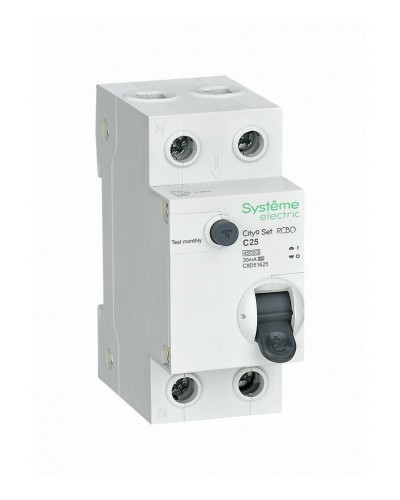 City9 Set 1P+N С 25А 4.5kA 30мА A 230В (C9D55625). Автоматический выключатель дифференциального тока. Systeme Electric в Пскове