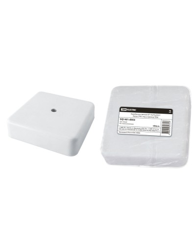 Коробка КР 75х75х20 ОП белая, IP40 (SQ1401-0903). Распаячная коробка. TDM ЕLECTRIC в Пскове