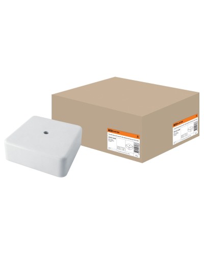 Коробка КР 100х100х44 ОП белая, IP40 (SQ1401-0209). Распаячная коробка. TDM ЕLECTRIC в Пскове