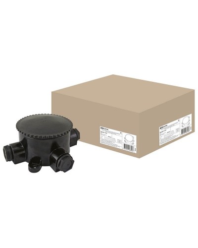 КЭМ 2-660-3 ОП D95мм IP65, 3-х рожковая (карболит) TDM (SQ1401-1101). Коробка электромонтажная. TDM ЕLECTRIC в Пскове