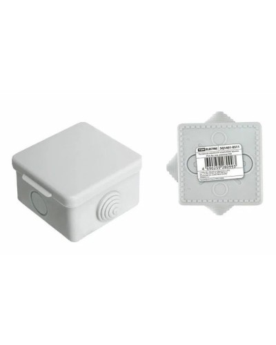 Коробка ОП 65х65х50мм, крышка,  IP54, 4вх. (SQ1401-0111). Распаячная коробка. TDM ЕLECTRIC в Пскове