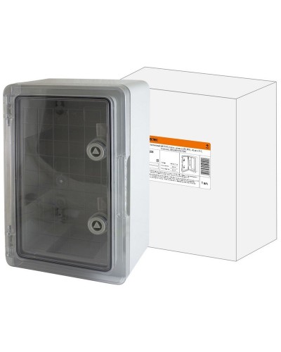 ЩМП-0-3, прозрачная крышка ABS, IP65, 400x300x170. Бокс пластиковый антивандальный. TDM ЕLECTRIC в Пскове