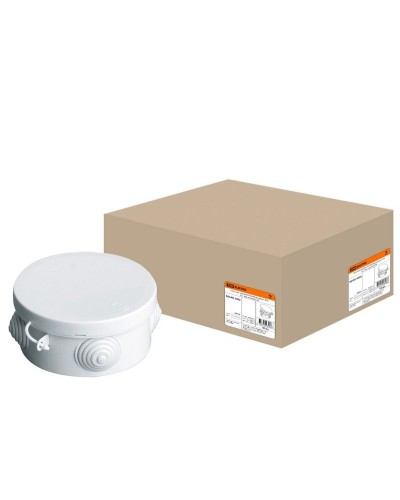 Коробка ОП D85х40мм, крышка, IP54, 4вх. (SQ1401-0502). Распаячная коробка. TDM ЕLECTRIC в Пскове