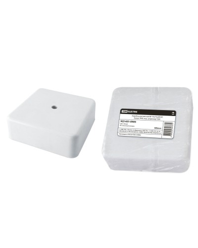 Коробка КР 75х75х28 ОП белая, IP40 (SQ1401-0905). Распаячная коробка. TDM ЕLECTRIC в Пскове