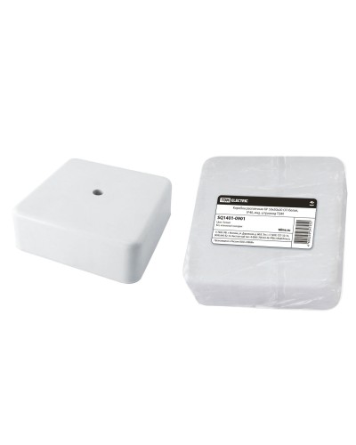 Коробка КР 50х50х20 ОП белая, IP40 (SQ1401-0901). Распаячная коробка. TDM ЕLECTRIC в Пскове
