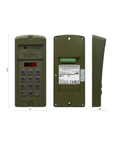 БВД-SM110FCP. Вызывная панель видеодомофона. VIZIT в Пскове