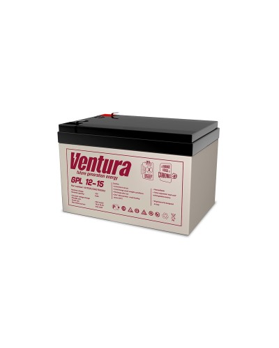 Ventura GPL 12-15. Аккумулятор герметичный свинцово-кислотный. Ventura в Пскове