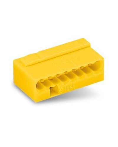 WAGO 243-508 Клемма MICRO 8-проводная желтая. Клемма для распределительных коробок. WAGO в Пскове