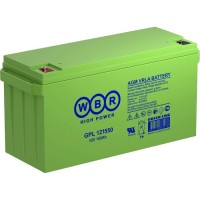 WBR GPL121550. Аккумулятор герметичный свинцово-кислотный. WBR