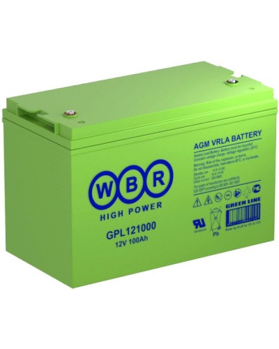 WBR GPL121000. Аккумулятор герметичный свинцово-кислотный. WBR в Пскове
