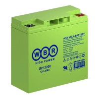 WBR GP12200. Аккумулятор герметичный свинцово-кислотный. WBR