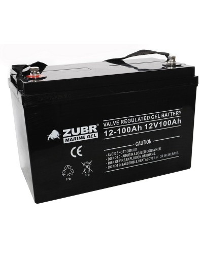 ZUBR MARINE GEL NPG 12-100 (12V, 100Ah). Аккумулятор герметичный свинцово-кислотный. ZUBR в Пскове
