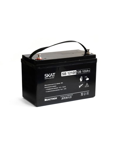 SKAT SB 12100 (2542). Аккумулятор герметичный свинцово-кислотный. Бастион в Пскове