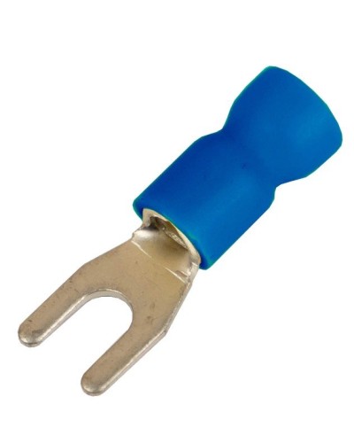 Наконечник вилочный НВИ 1,5-2,5 М4 (D4,3мм) (100 шт) (2B14P-EE-PVC). Наконечник вилочный с изолированным фланцем ПВХ. ДКС в Пскове