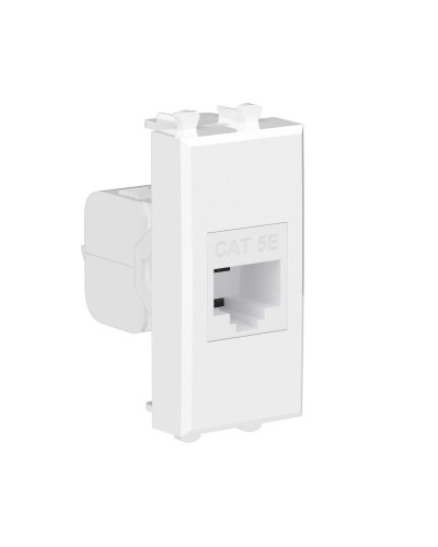 Розетка RJ-45 Avanti 1 модуль белое облако (4400661): Розетка компьютерная, без шторки модульная, кат.5е в Пскове