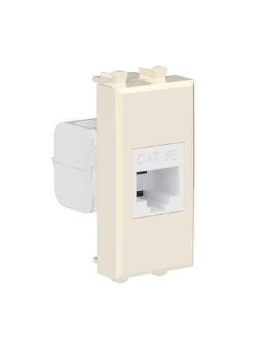 Розетка RJ-45, кат.5E, Avanti, 1 модуль, ванильная дымка (4405661): Розетка компьютерная модульная в Пскове