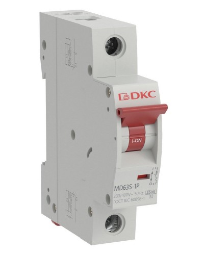 YON max MD63S 1P 32А 4,5кА C (MD63S-1PC32). Автоматический выключатель. ДКС в Пскове