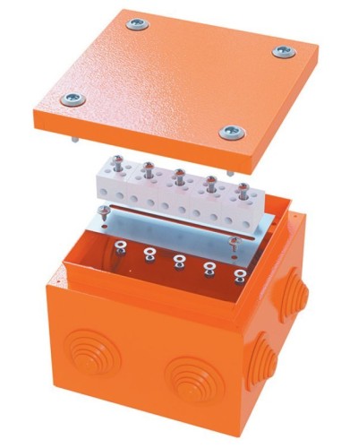 Коробка FS 150х150х80 5P (FSB30506): Коробка ответвительная огнестойкая стальная в Пскове