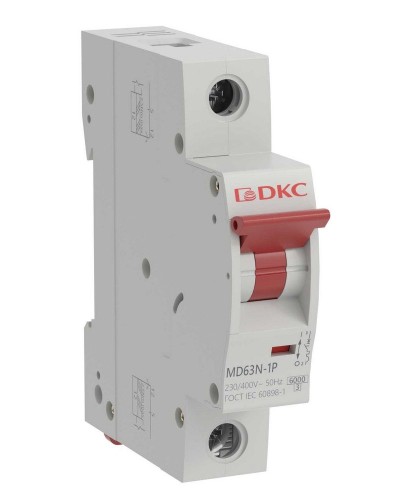 YON max MD63N 1P 20А 6кА C (MD63N-1PC20). Автоматический выключатель. ДКС в Пскове