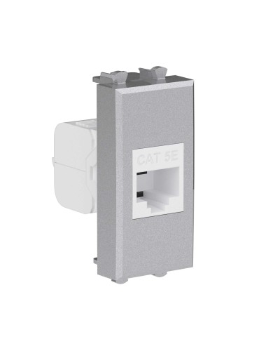 Розетка RJ-45, кат.5E, Avanti, 1 модуль, закаленная сталь (4404661): Розетка компьютерная модульная в Пскове