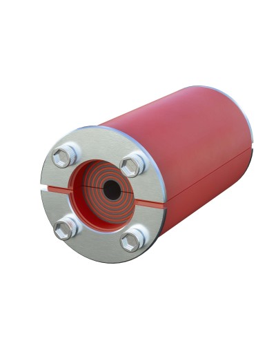 Проходка круглая, нержавеющая, D300х70 мм для кабелей D140-240 мм (DXF311B): Проходка круглая, нержавеющая в Пскове