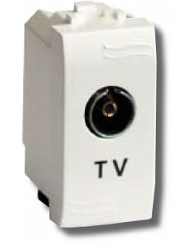 Розетка TV Brava универсальная 1 модуль слоновая кость (75721S): Розетка TV в Пскове