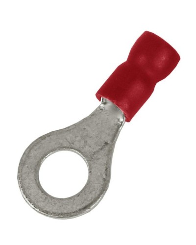 Наконечник НКИ 0,25-1,5 М8 (D8,4мм) с отверстием под винт (100 шт) (2A8P-EE-PVC). Наконечник с отверстием под винт и изолированным фланцем ПВХ. ДКС в Пскове