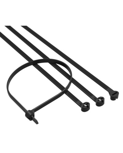 Хомут 3,6x140 P6.6, черный (100шт) (21309SR): Хомут с двойным замком в Пскове