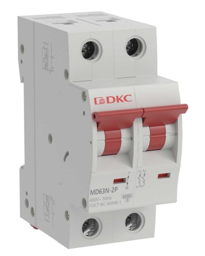 YON max MD63N 2P 16А 6кА C (MD63N-2PC16). Автоматический выключатель. ДКС в Пскове