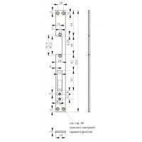 FLM24-RK. Запорная планка короткая. dormakaba